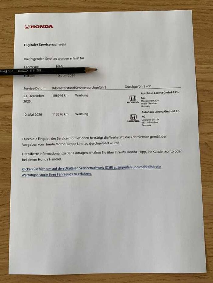 Honda HR-V 1.5Executive Winterräder+scheckheftgepflegt