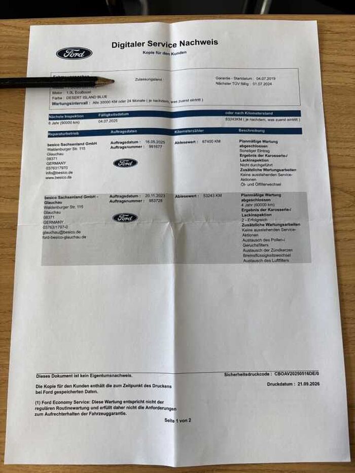 Ford Focus 1.0T ST-Line 18Zoll NAVI PANO M&S Bang&Olu